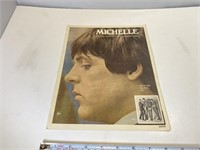Vtg Beatles Michelle Sheet Music
