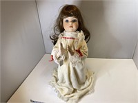 Praying Girl Porcelain Doll