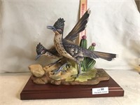 Roadrunners by Andrea Porcelain Birds Figurine