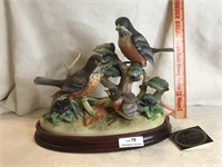 Robin By Andrea Porcelain Bird Figurine