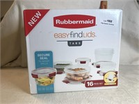 Rubbermaid Easy Find Lids 16pc Set in Box