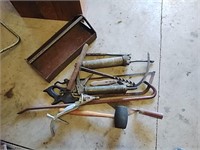 Lot of vintage tools and tote