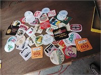 vintage coasters lot.  Many foreign,  many are