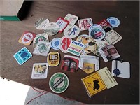vintage coasters lot #2.  Many foreign,  many are