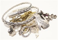 Sterling Silver Scrap & Non-Scrap Jewelry 115.2g