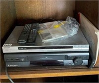 Sony DVD Player and Mitsubishi VCR