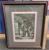 DG-22 William Hogarth bookplate engraving from