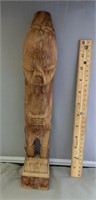 DG51- 14" carved wood fertility figure Taiwanese