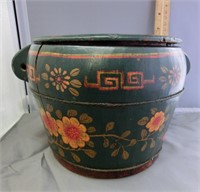 DG56- early Chinese hand painted wood food