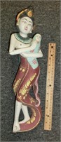DG80- Balinese rice goddess wood carving 16"
