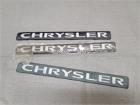 3 NOS Chrysler Patches