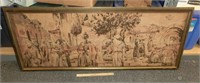 DG93- 54"x22" French tapestry of WWI soldiers in