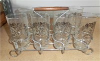 25th anniversary silver deposit tumblers w/wire