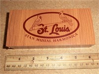 C-15 Stan Musial autographed Harmonica in