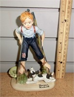C-15 "Boy on Stilts" by Norman Rockwell figurine