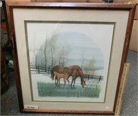 C-264 P. Buckley Moss signed litho "The Foal"