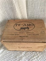 Te-Amo-Toros Wooden Cigar Box