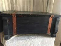 Vintage Small Painted Cedar Chest
