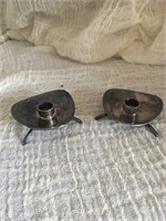 Pr. Of Mid Century 1950's Candle Holder