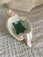Porcelain Bathing Beauty Figurine
