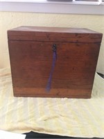 Large Vintage Oak Box