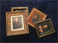 4 Framed Renaissance Prints