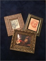 3 Framed Renaissance Prints