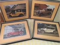 Vintage Framed Prints Of Old Cars