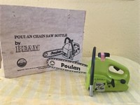 Jim Beam Poulan Chain Saw Decanter