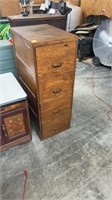 Wooden 4 drawer filing cabinet