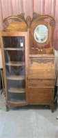 Vintage, Bookcase secretary, Ornate