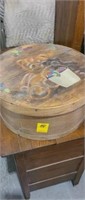 Large Wooden Cheese Box, Round