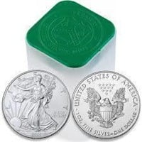 2020 Gem BU American Eagle Silver Dollar Roll