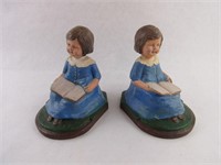 Bookends Antique Weighted Ceramic