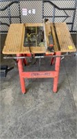 10" table saw on stand