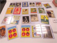 22 New Reprints/Facsimile Sports Cards