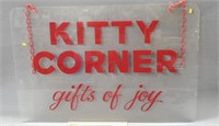 Kitty Corner Gifts of Joy Store Sign