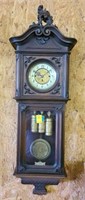 Antique Regulator Hanging Wall Clock German