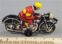 German Tin Motorcycle Toy