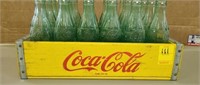 Vintage 24 6.5 oz Coca-Cola Bottle in Wood Crate
