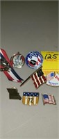 Patriotic Pins, 911, Liberty Tea, Flags, Missouri