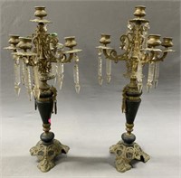 Pair of Mantle Candelabras