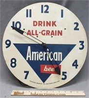 Vintage Advertising American Beer Clock