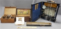Wooden Boxes, Thermometer, Carbonation Test Kit