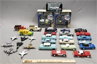 Collection of Diecast Cars and Planes