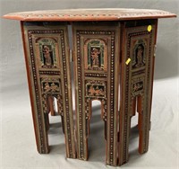 Folding Inlaid Side Table