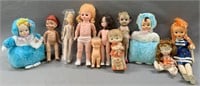 Collection of Vintage Dolls