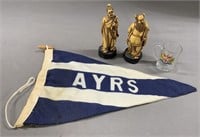 AYRS Pennant & Faux Bone Sculptures