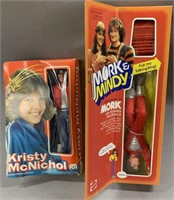 Kristy McNichol and Mork Action Figure Dolls