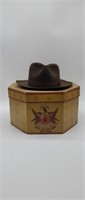Vintage Knox Vagabond New York Hat & Box. Marked